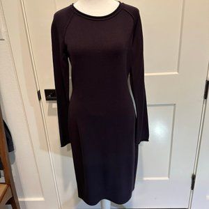 Plum Rolled Neckline Marc New York Andrew Marc Sweater Dress Size S